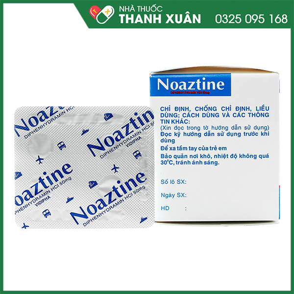 Noaztine thuốc trị dị ứng, cảm cúm