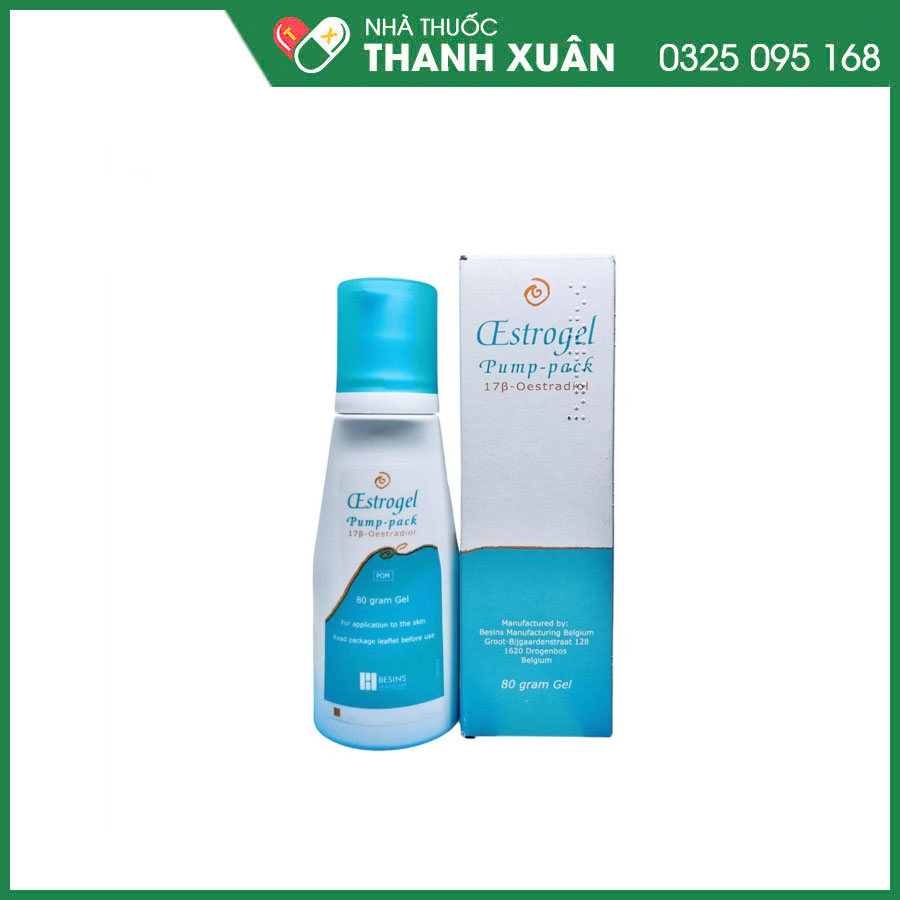 Oestrogel 0,06% điều trị thiếu estrogen và các triệu chứng do thiếu estrogen, phòng ngừa loãng xương