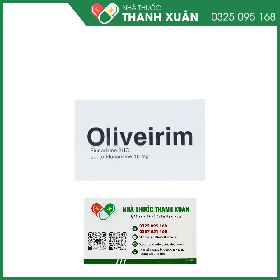 Thuốc Oliveirim điều trị dự phòng cơn đau nửa đầu
