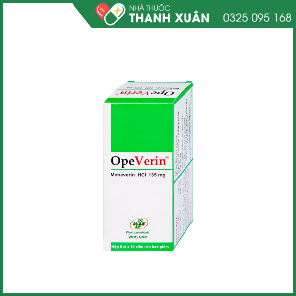 OpeVerin 135mg trị hội chứng ruột kích thích