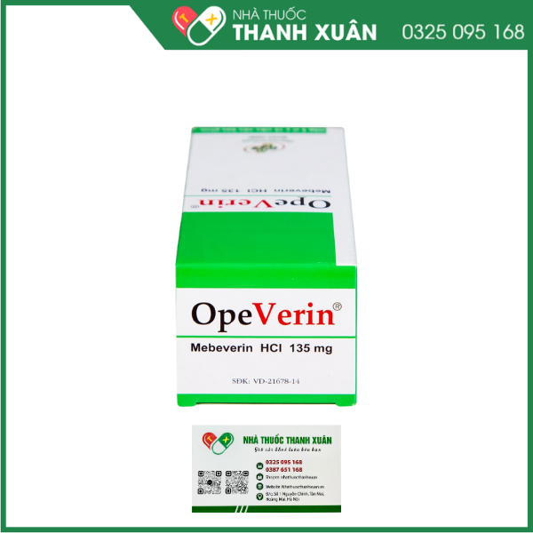 OpeVerin 135mg trị hội chứng ruột kích thích