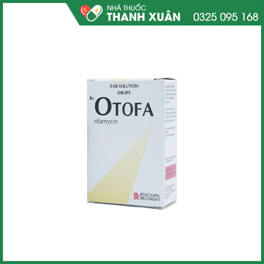 Otofa thuốc kháng sinh điều trị các dạng chảy mủ tai, viêm tai mạn tính