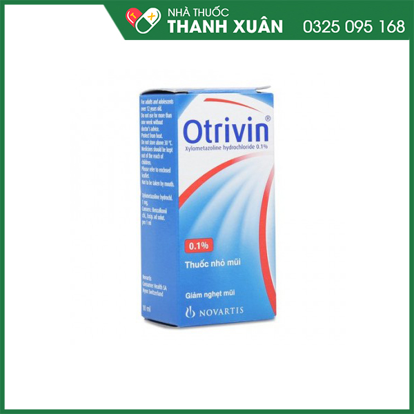 Otrivin - thuốc điều trị sổ mũi, ngạt mũi
