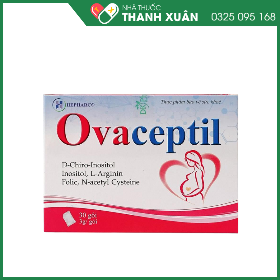 Ovaceptil - Thực phẩm bổ sung hỗ trợ sinh sản cho nữ