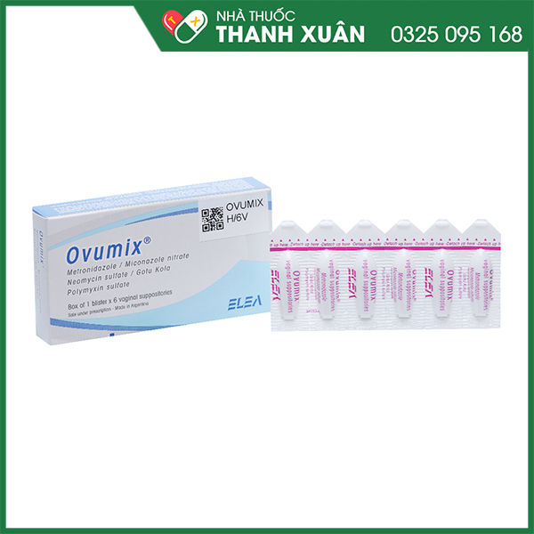 Ovumix trị viêm âm đạo, viêm cổ tử cung