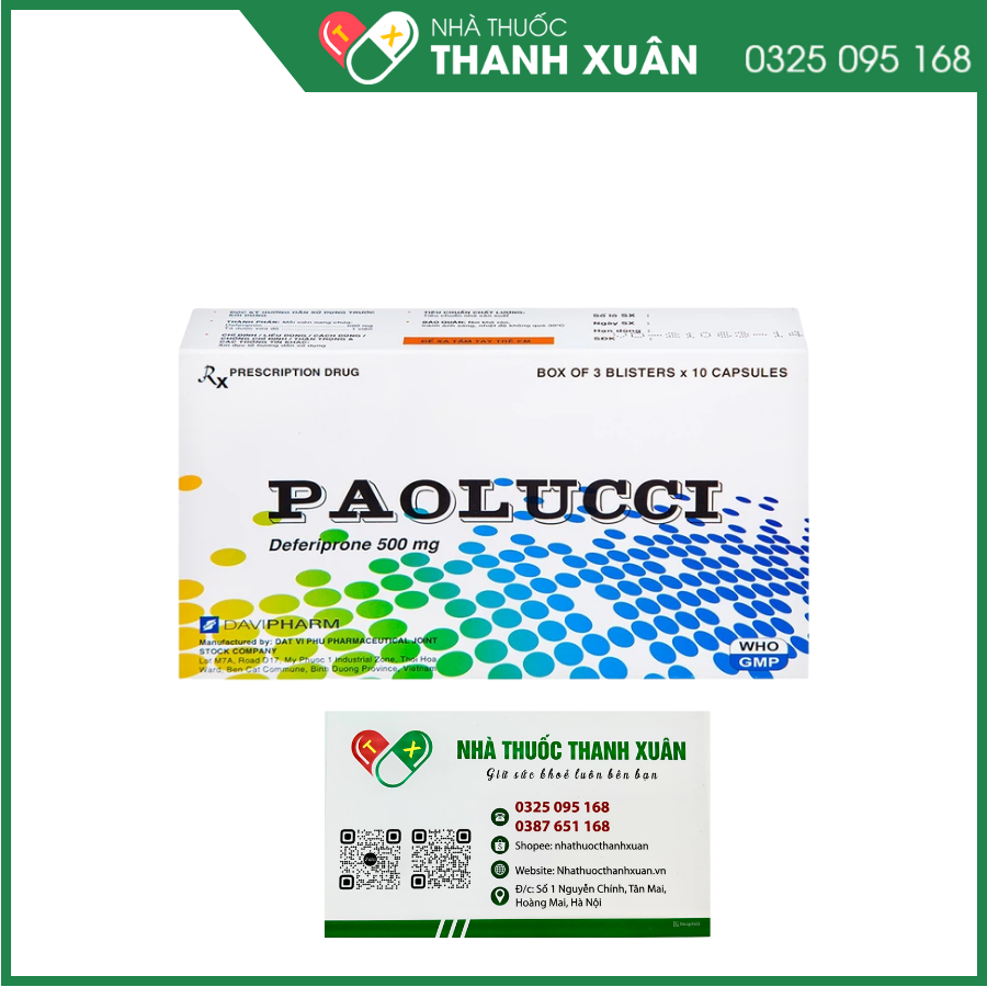 Paolucci điều trị dư thừa sắt