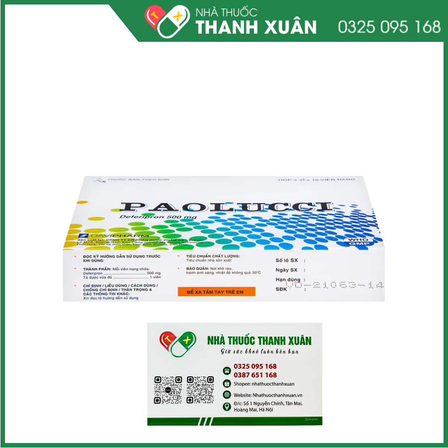 Paolucci điều trị dư thừa sắt