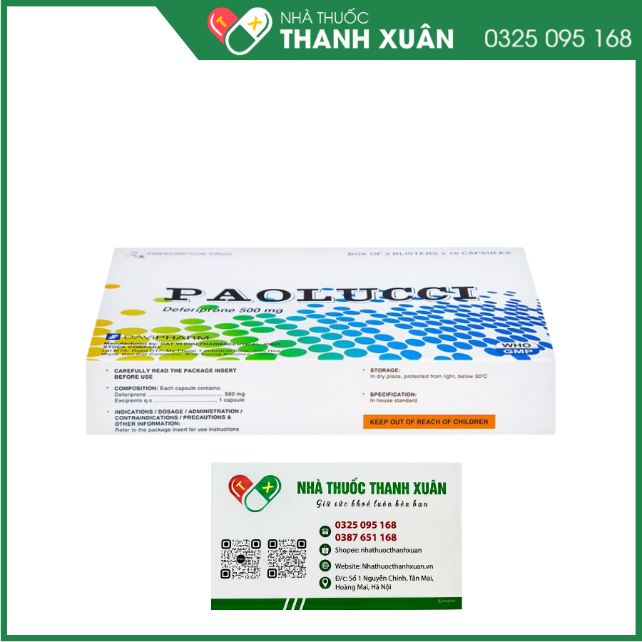 Paolucci điều trị dư thừa sắt