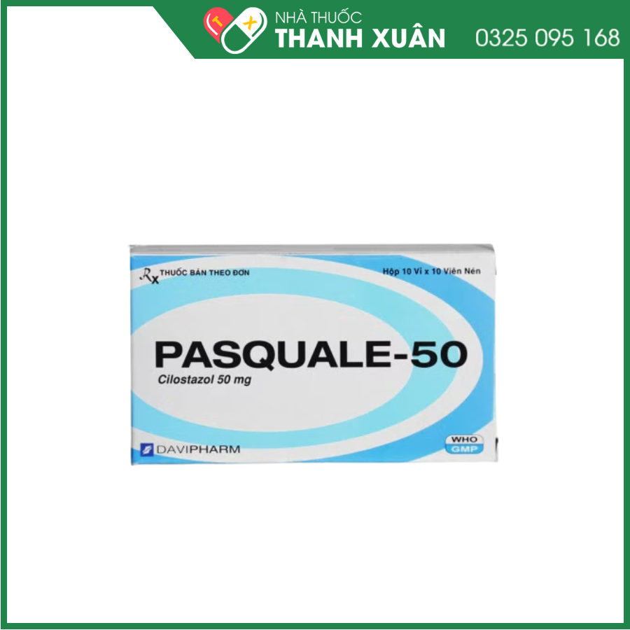 Pasquale-50 điều trị các triệu chứng đau cách hồi ở chân
