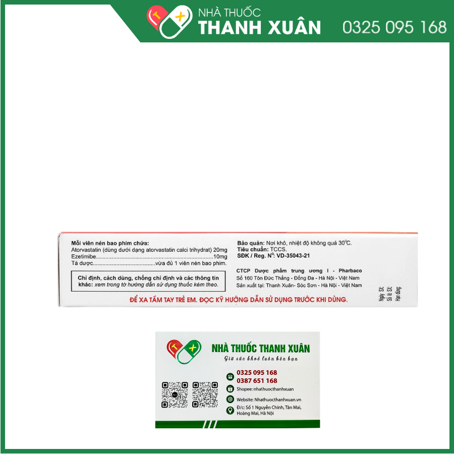 Pastatre phòng ngừa bệnh tim mạch, trị tăng cholesterol máu nguyên phát