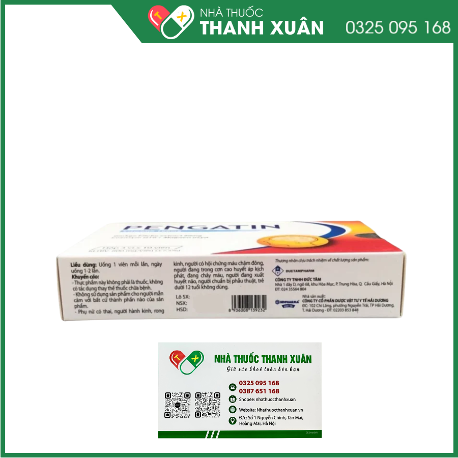 Pengatin hỗ trợ hoạt huyết, tăng cường lưu thông máu não, hỗ trợ hạn chế nguy cơ di chứng sau tai biến mạch máu não do tắc mạch