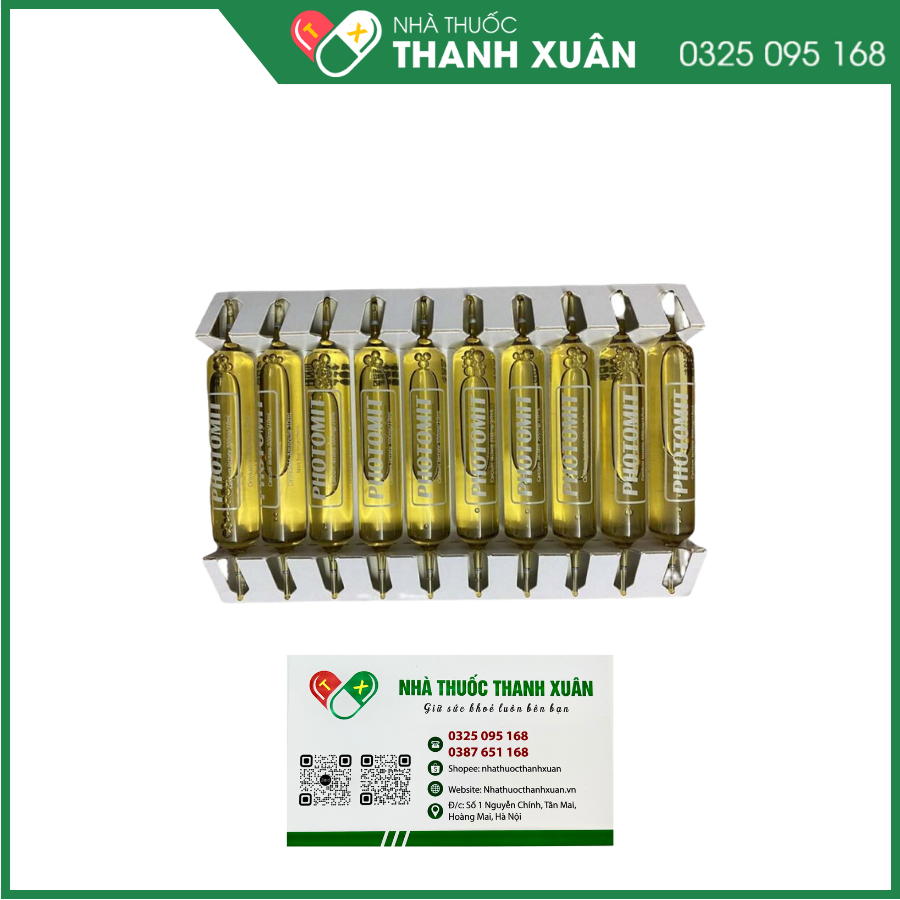 Photomit điều trị và ngăn ngừa tình trạng thiếu calci