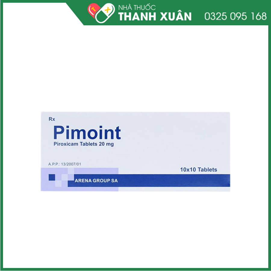 Pimoint chống viêm, giảm đau trong viêm khớp, thoái hóa khớp, gút cấp