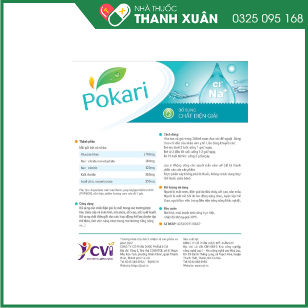 Pokari - Bổ sung chất điện giải