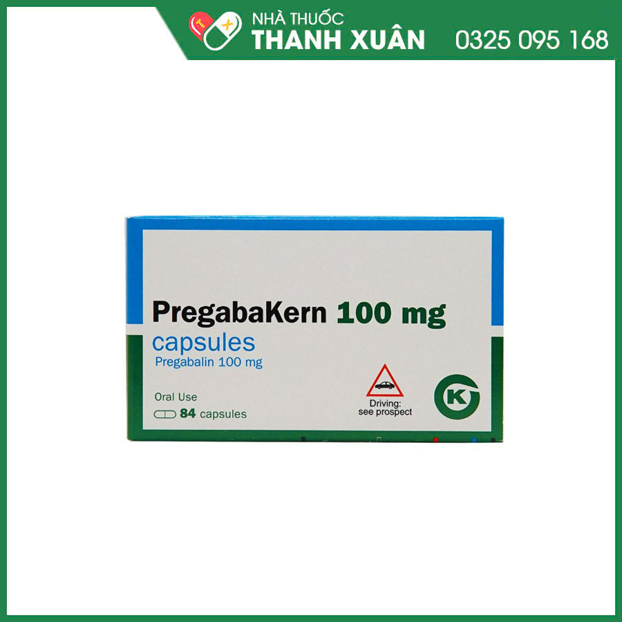 Pregabakern 100mg chỉ định điều trị đau thần kinh, động kinh và rối loạn lo âu tổng quát