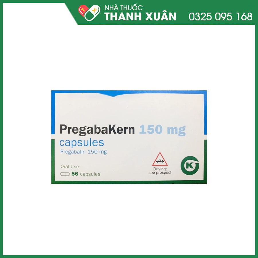 Pregabakern 150mg chỉ định điều trị đau thần kinh, động kinh và rối loạn lo âu tổng quát