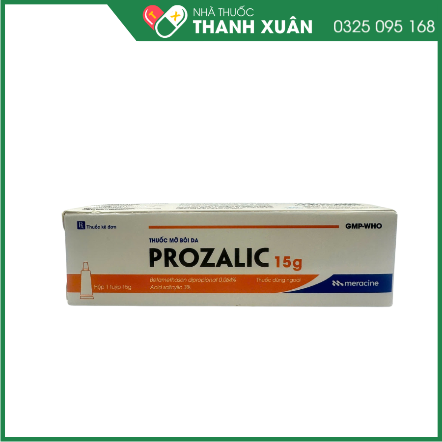 Prozalic điều trị viêm da dị ứng mạn tính, lichen phẳng, chàm, vảy cá, tổ đỉa