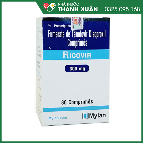 RICOVIR điều trị viêm gan B và HIV