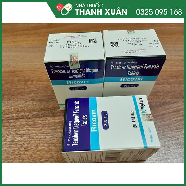 RICOVIR điều trị viêm gan B và HIV