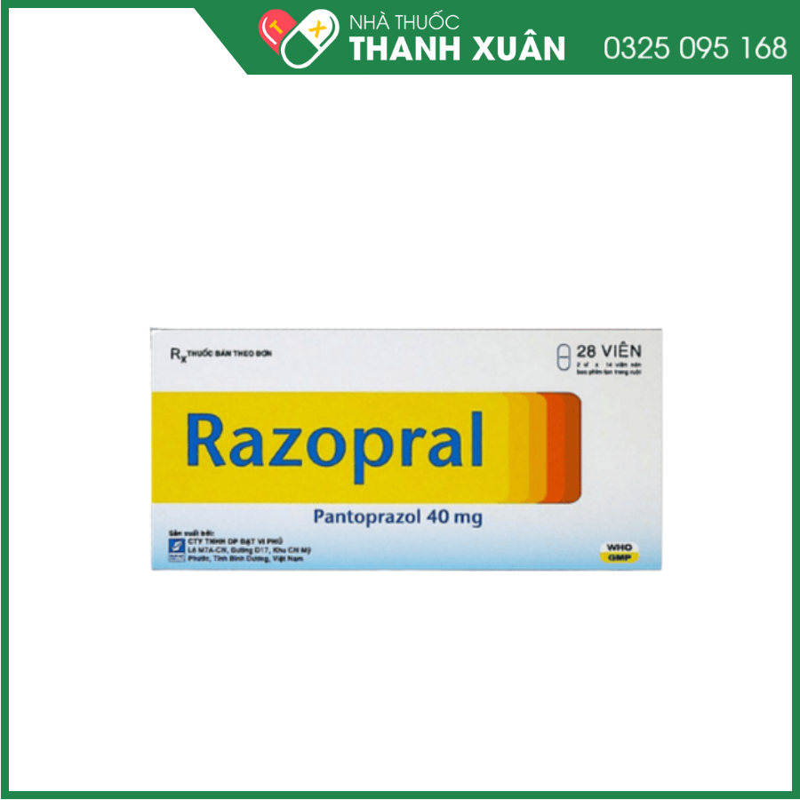 Razopral trị loét dạ dày - tá tràng