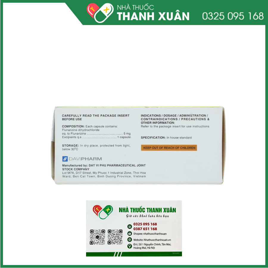 Reinal-5 điều trị dự phòng cơn đau nửa đầu