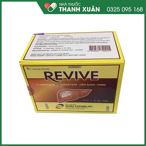 Revive thuốc trị bệnh lý về gan