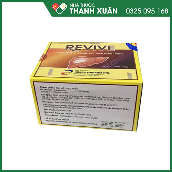 Revive thuốc trị bệnh lý về gan