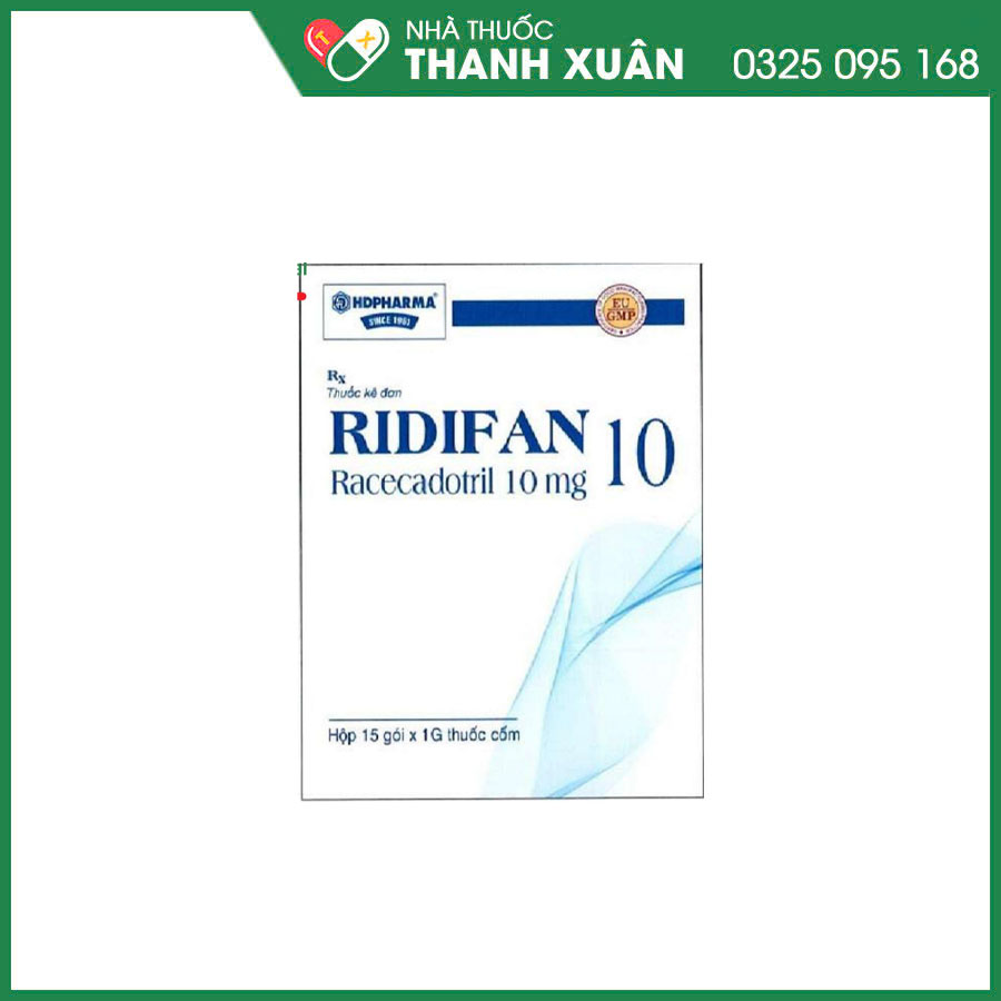 Ridifan 10mg thuốc điều trị triệu chứng tiêu chảy cấp ở trẻ sơ sinh