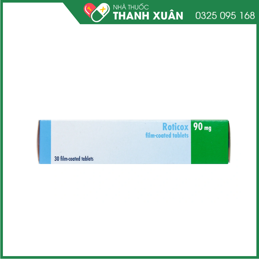 Roticox 90 mg thuốc điều trị thoái hóa khớp, viêm khớp dạng thấp, viêm cột sống dính khớp và viêm khớp gút cấp tính