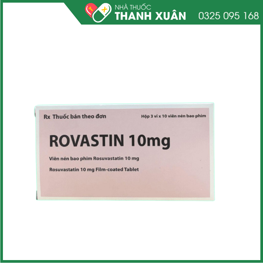 Rovastin 10 điều trị rối loạn lipid máu