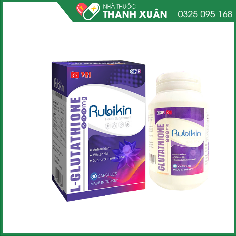 Rubikin giải độc, bảo vệ gan, hỗ trợ chống oxy hóa