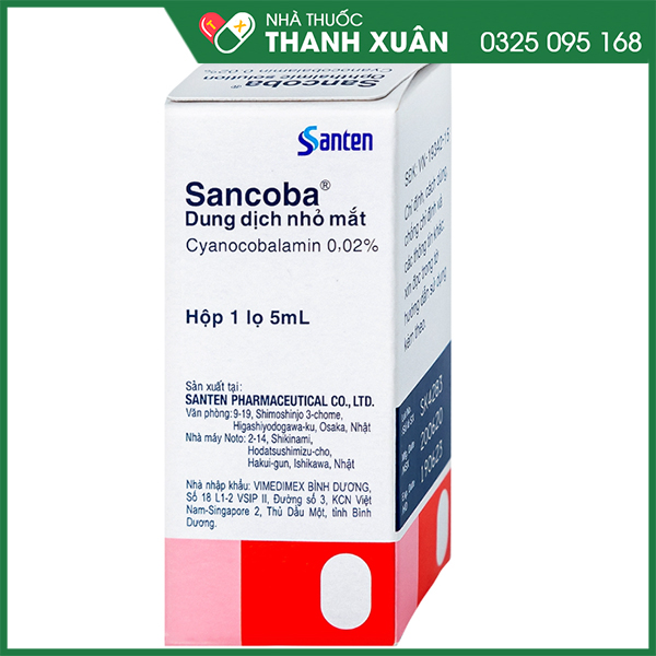 Sancoba điều tiết chứng mỏi mắt
