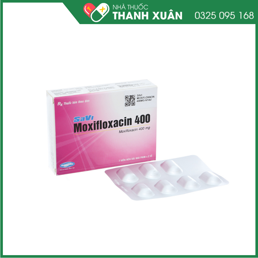 Savi Moxifloxacin 400 điều trị nhiễm khuẩn