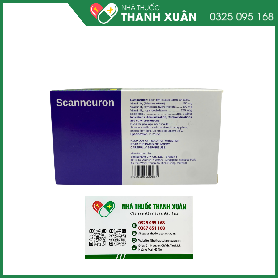 Scanneuron điều trị các rối loạn về thần kinh