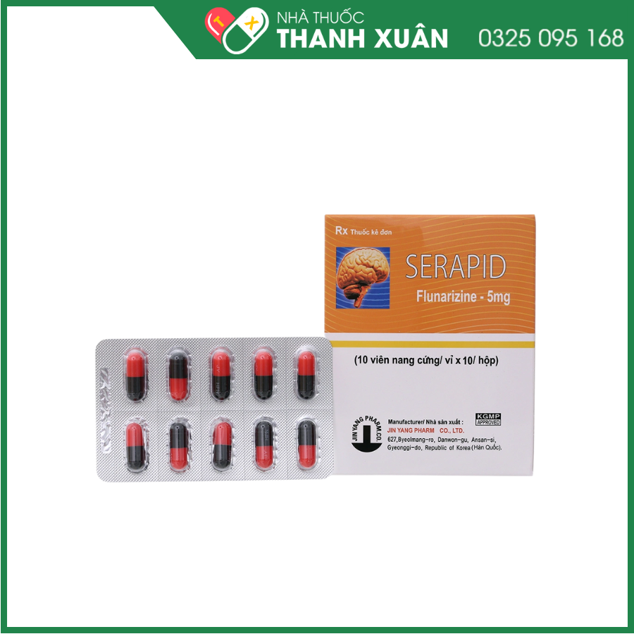 Serapid điều trị đau nửa đầu, chóng mặt tiền đình