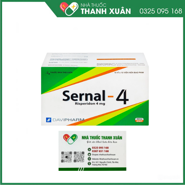 Thuốc Sernal-4 điều trị bệnh loạn tâm thần cấp và mạn
