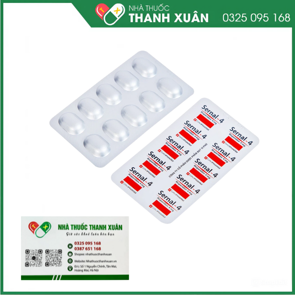 Thuốc Sernal-4 điều trị bệnh loạn tâm thần cấp và mạn