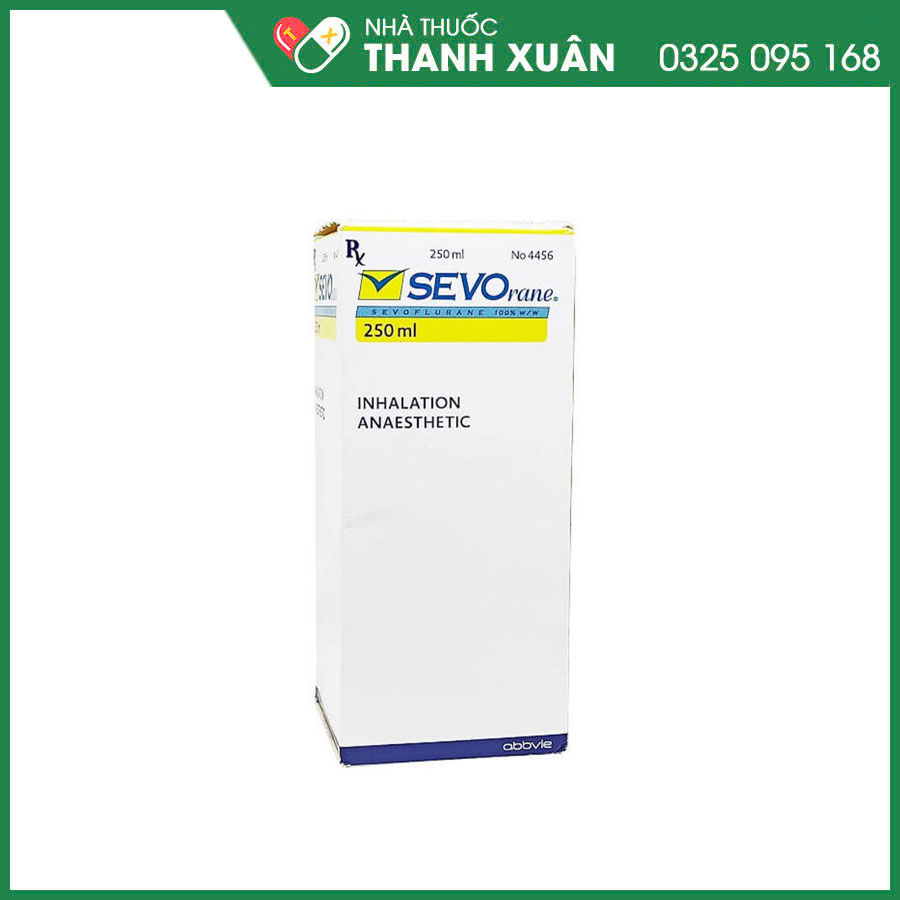 Sevorane 250ml chỉ định trong khởi mê và duy trì mê khi phẫu thuật