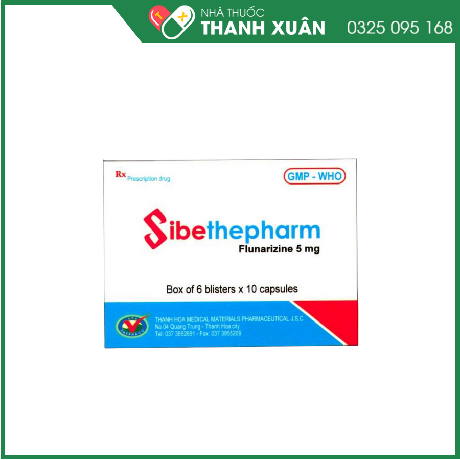 Sibethepharm điều trị chứng chóng mặt do rối loạn tiền đình