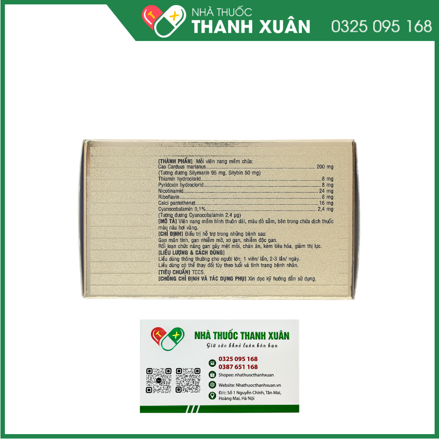 Silyban-Comp hỗ trợ điều trị bệnh gan mãn tính, gan nhiễm mỡ