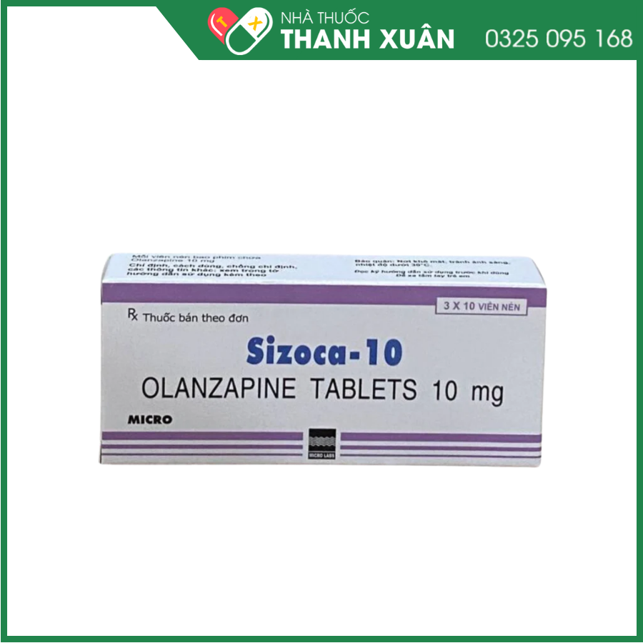 Sizoca-10 điều trị rối loạn tâm thần