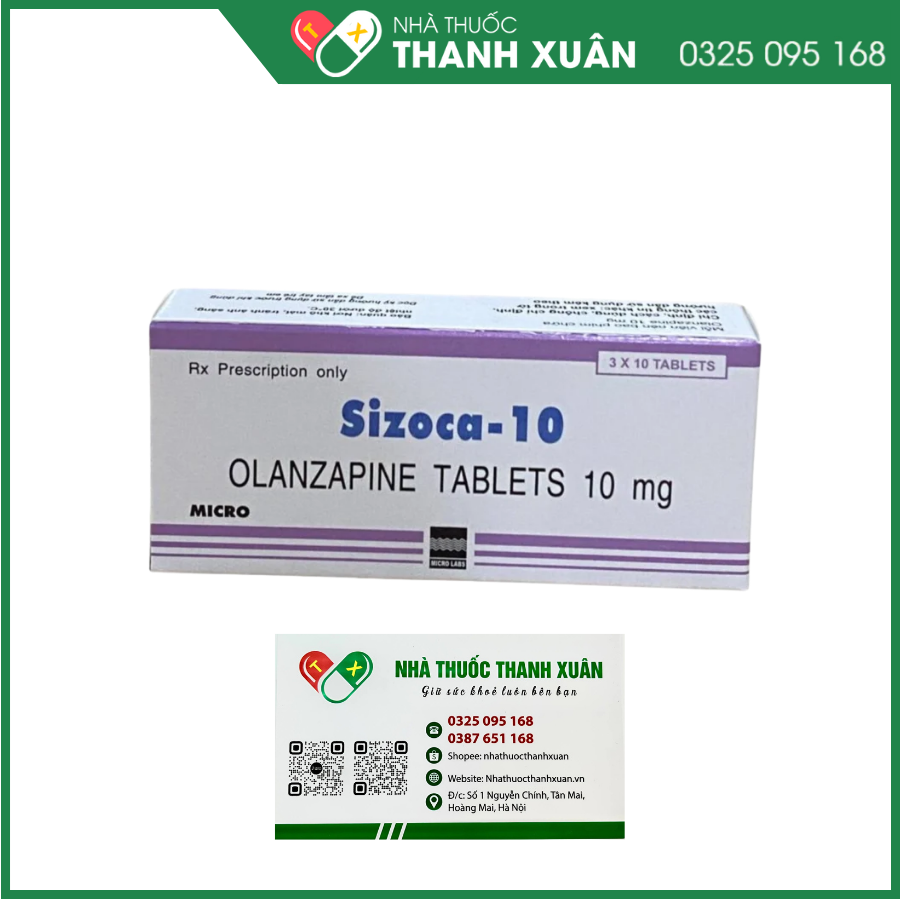 Sizoca-10 điều trị rối loạn tâm thần