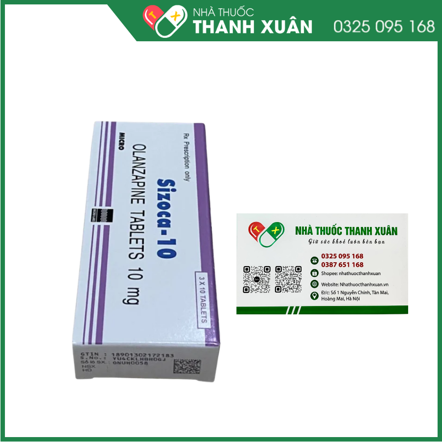 Sizoca-10 điều trị rối loạn tâm thần