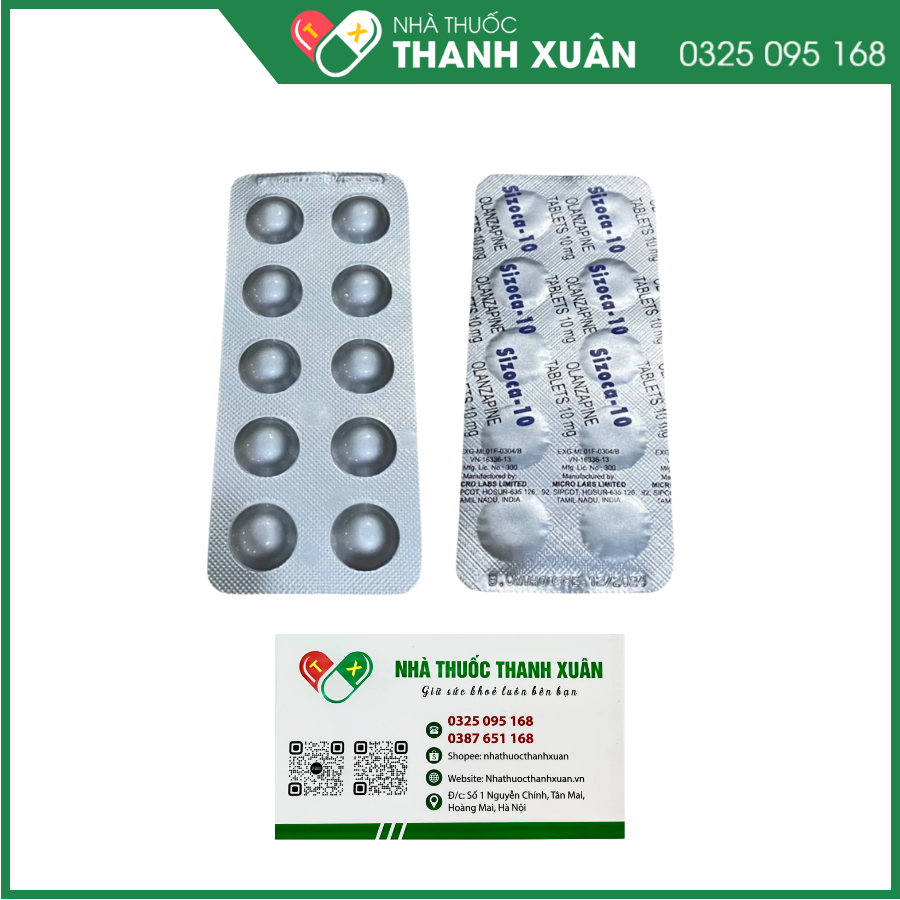 Sizoca-10 điều trị rối loạn tâm thần