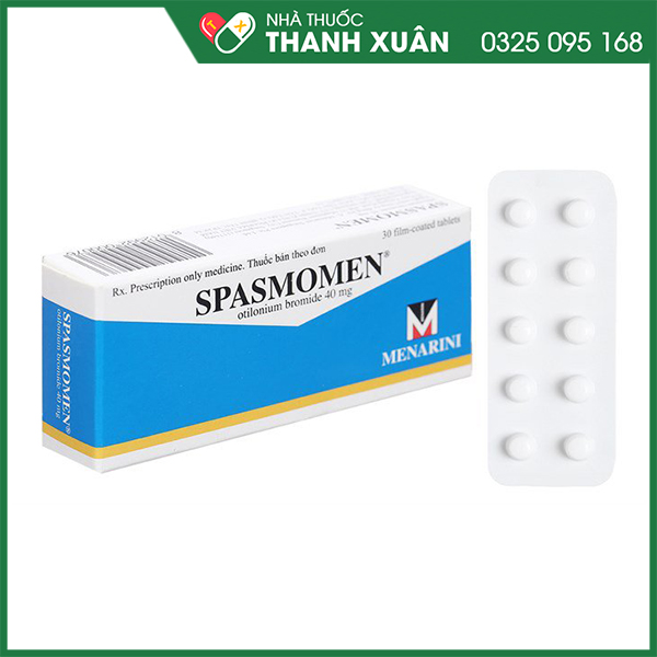 Spasmomen - Điều trị các triệu chứng trong hội chứng đại tràng kích thích (IBS)