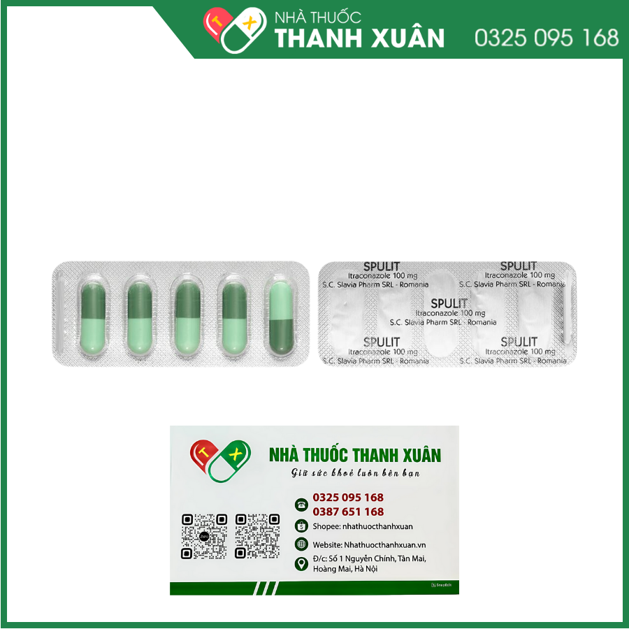 Spulit điều trị nấm, lang ben