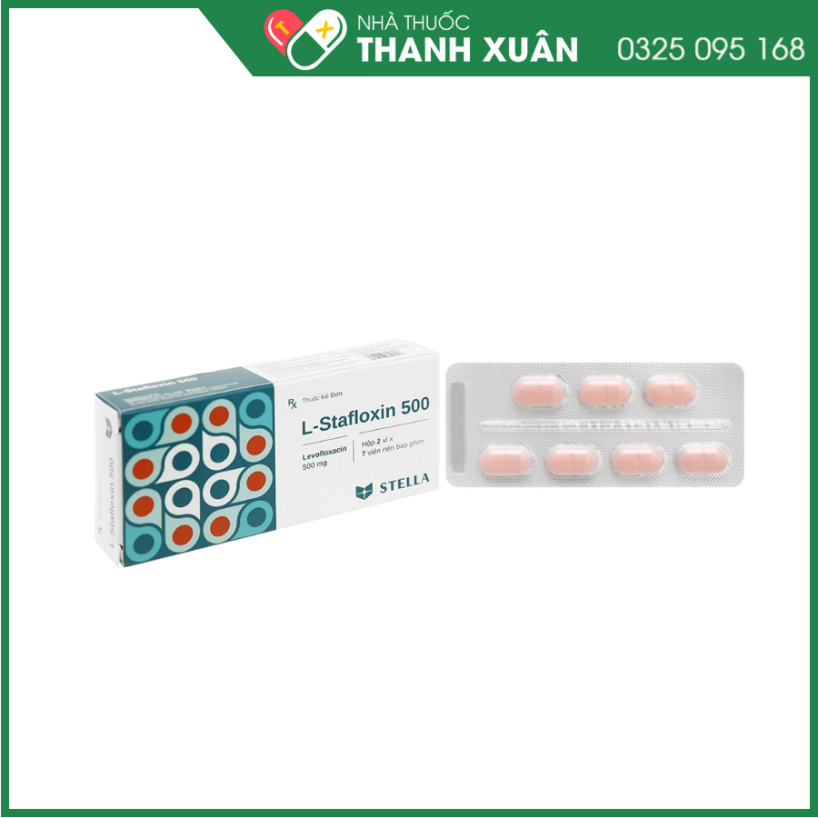 Thuốc L-Stafloxin 500 Stella điều trị nhiễm khuẩn