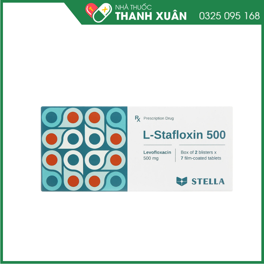 Thuốc L-Stafloxin 500 Stella điều trị nhiễm khuẩn