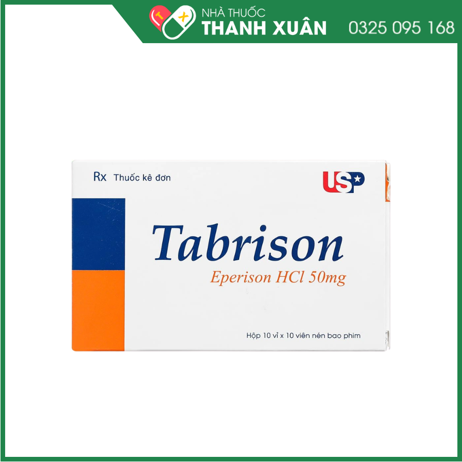 Tabrison - Cải thiện các triệu chứng tăng trương lực cơ, giúp giãn cơ