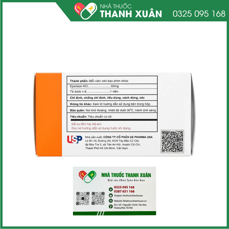 Tabrison - Cải thiện các triệu chứng tăng trương lực cơ, giúp giãn cơ